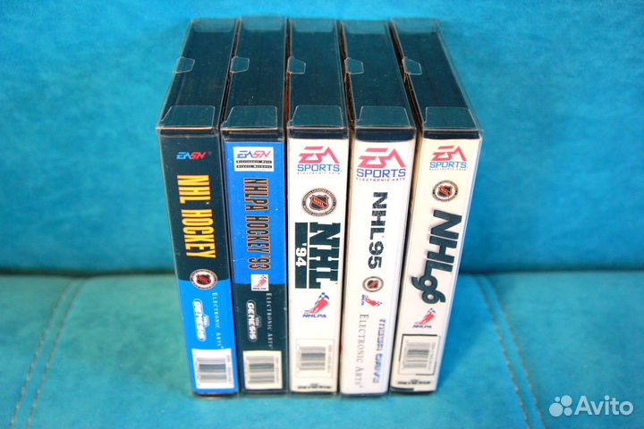 Коллекция игр NHL для Sega Megadrive