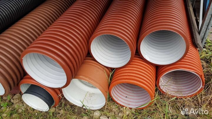 Труба гофрированная в канаву 110/ 923