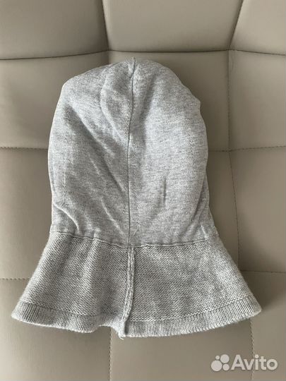 Шапка новая для девочки с ушками ог 48-50