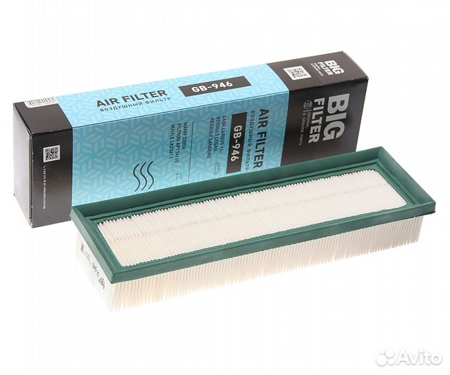 Фильтр воздушный лада Largus renault Logan (12) (8