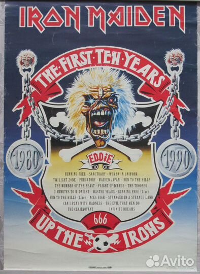 Плакаты Dio,Kiss,Ozzy,Iron Maiden,Metallica
