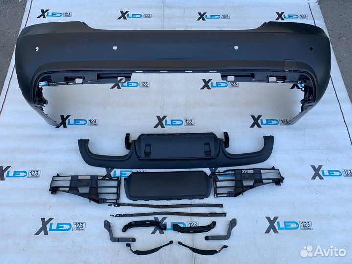 Задний бампер Mercedes W221 AMG S65 рестайлинг