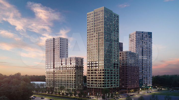 2-к. квартира, 44,3 м², 8/32 эт.