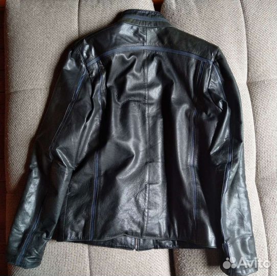 Кожаная куртка мужская 52 54 натуральный кожа