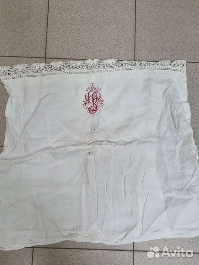 Старинная наволочка, ручная работа