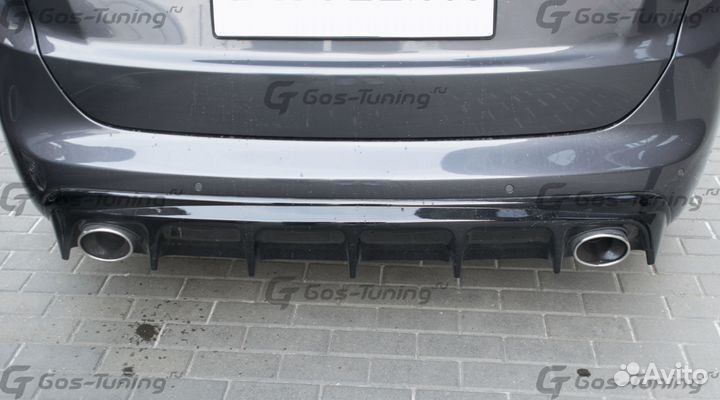 Диффузор заднего бампера GT-Line на KIA Ceed SW