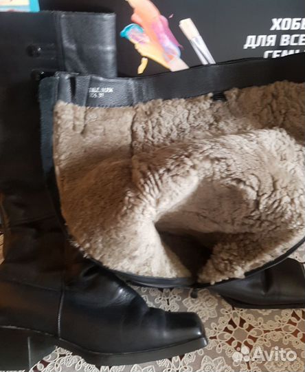 Сапоги женские зимние 39