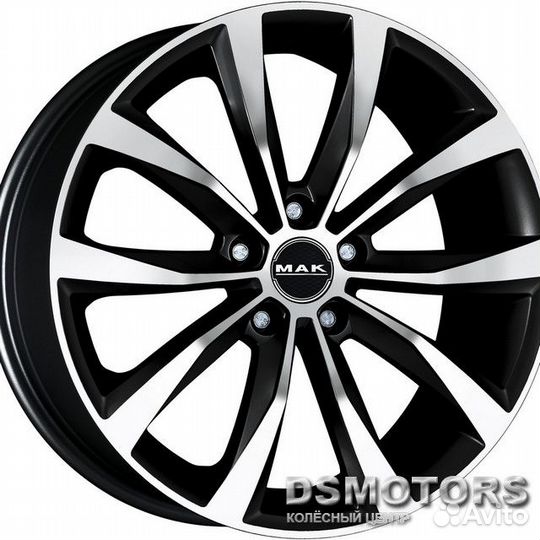 Диски Wolf 7.5/17 5x108 ET45 d72.0 black mirror