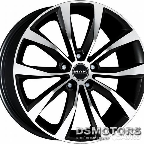 Диски Wolf 7.5/17 5x108 ET45 d72.0 black mirror