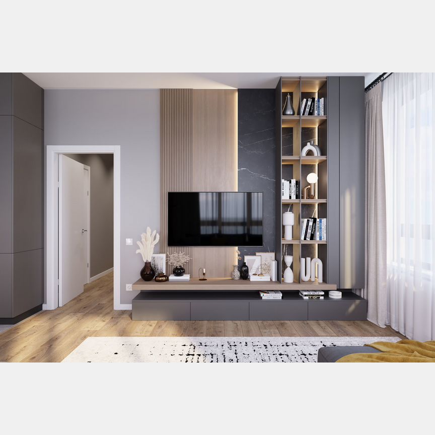 1-к. квартира, 43,3 м², 2/25 эт.