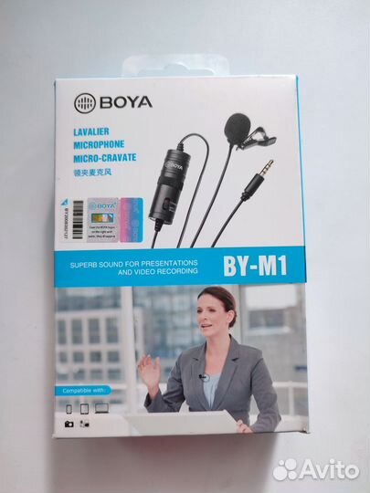 Петличный микрофон boya