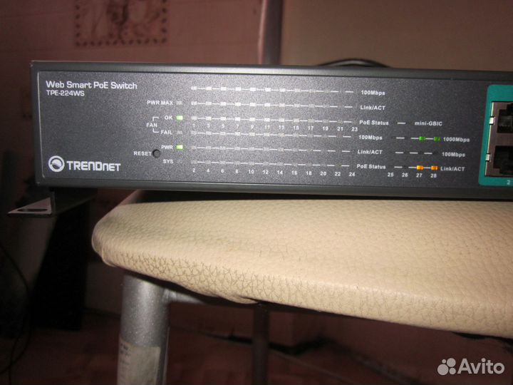 Коммутатор PoE trendnet TPE-224WS новый