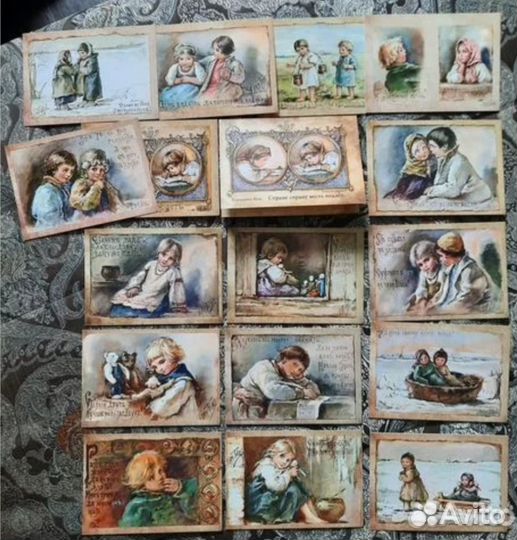 Набор Комплект открыток по 16 шт Бем Елизавета