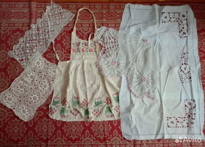 Салфетки ручной работы вязаные