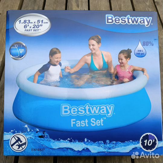 Бассейн Bestway 183х51см 940л