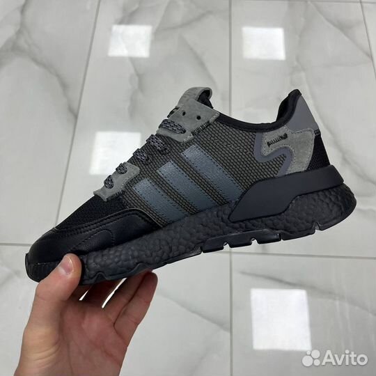 Кроссовки Adidas Nite Jogger черные