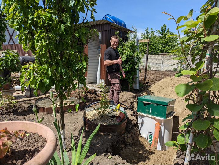 Установка септика для частного дома и дачи