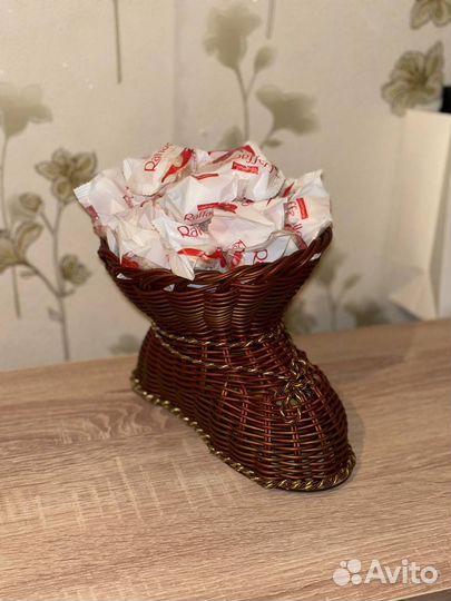 Корзина из ротанга