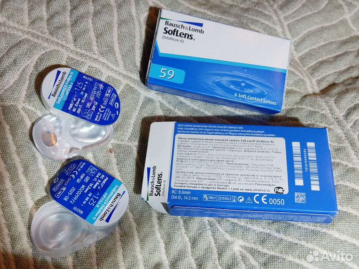 Линзы контактные