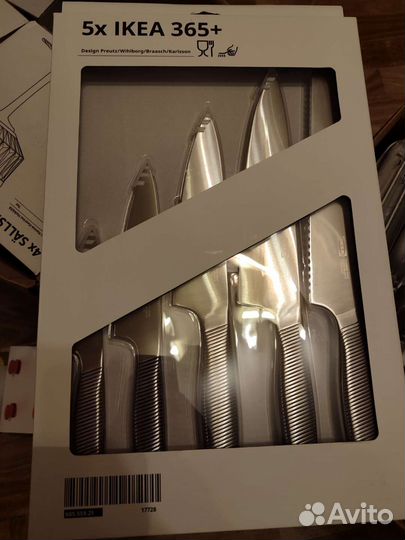 Набор столовых приборов IKEA и набор ножей 365