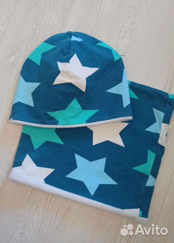 Комплект шапка и снуд детский