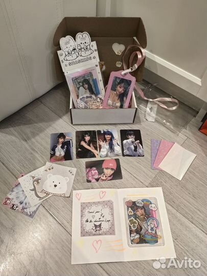 K-pop бокс Minnie g-idle с протекторами к поп