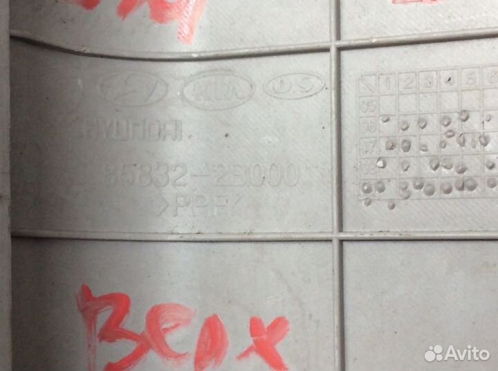 Обшивка стойки левая Hyundai Santa Fe CM 2005-2012