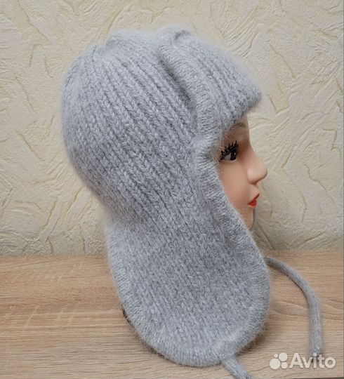 Шапка ушанка ручной работы
