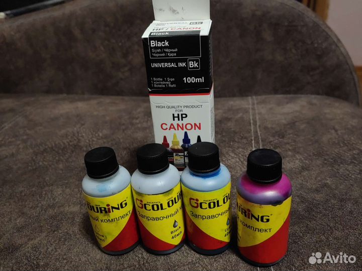 Чернила для принтера hp, canon