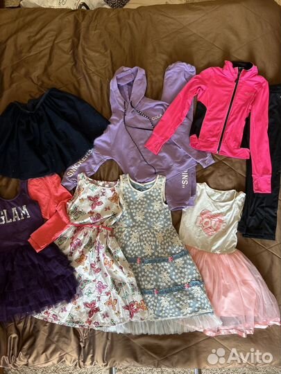 Детские вещи пакетом для девочки 128-134
