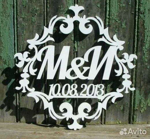 Монограмма на свадьбу