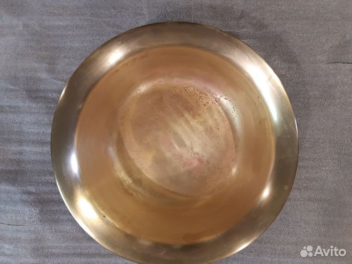 Латунный таз