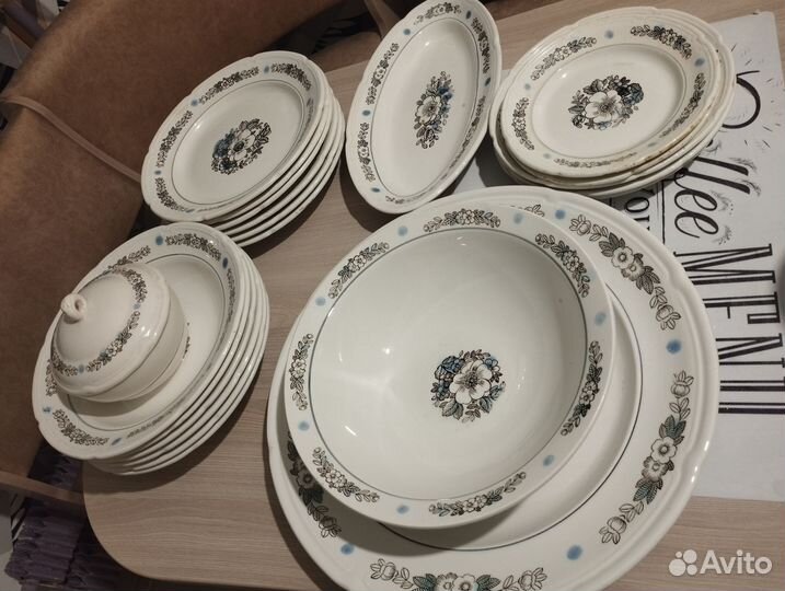 Фаянсовая посуда 21 предмета зик 