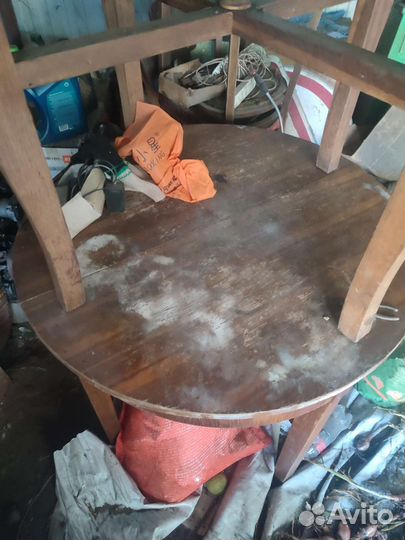 Круглый стол раздвижной СССР