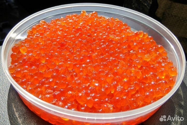 Красная икра горбуши. Слабосоленая. Камчатка
