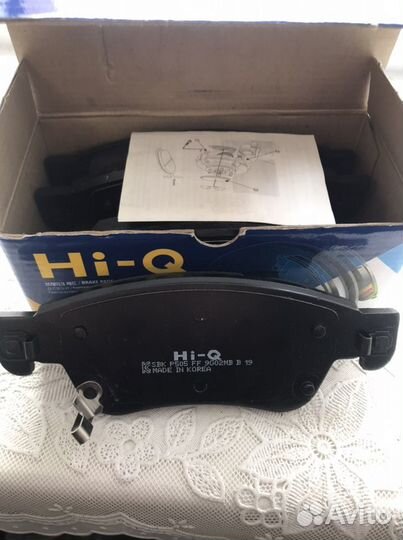 Infiniti колодки тормозные