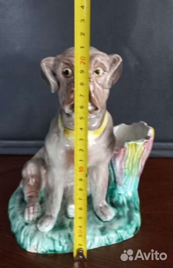 Статуэтка фарфор,фаянс. Собака. Царизм