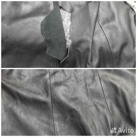 Покраска и реставрация кожаной куртки