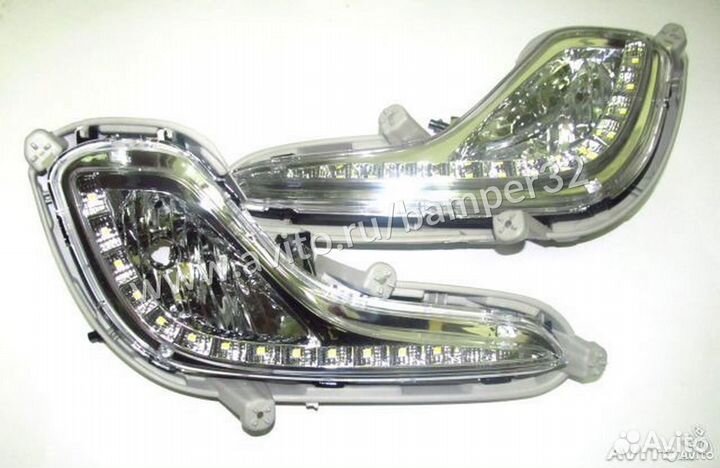 Противотуманные фары Хендай Солярис 2012