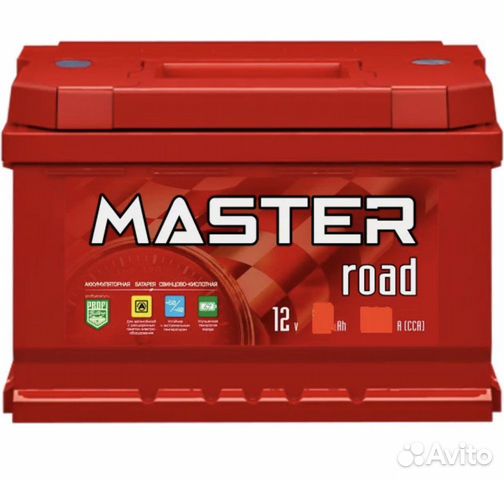 Аккумулятор Master Batteries 6ст- 60 (о.п.) д242ш1