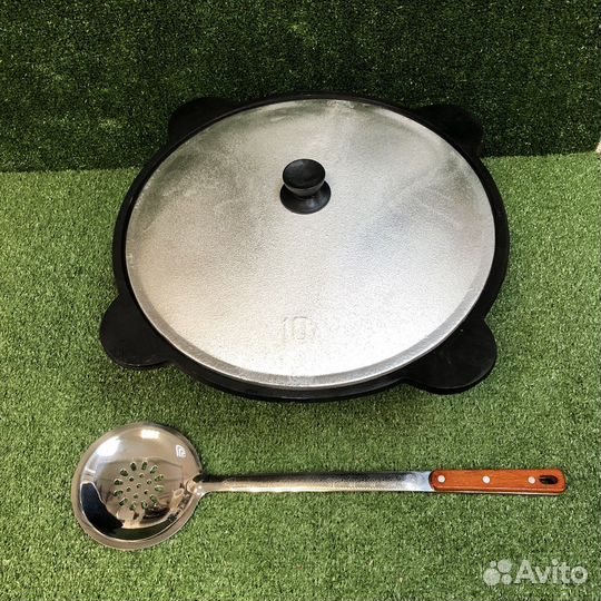 Казан 10 л.+шумовка