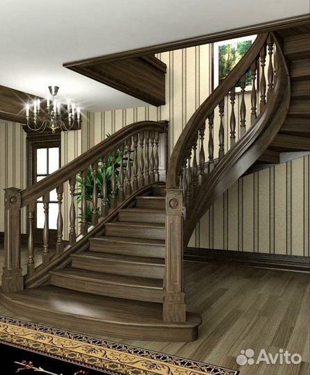 Деревянный потолок из массива дерева