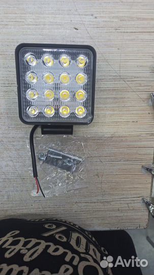 Фара светодиодная (12-24В / 16 диодов / 48Вт) 2 шт