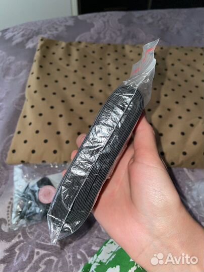 Тесьма эластичная вязаная резинка