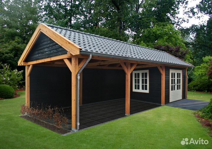 Хозблок, сарай, бытовка под ключ