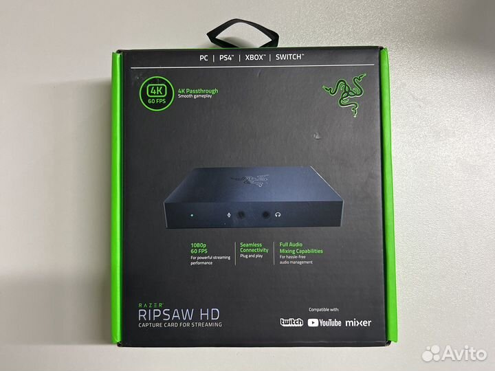 Карта видео захвата Razer ripsaw HD