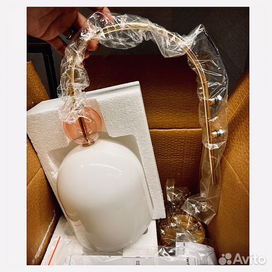 Новые настенные бра цветное стекло (аналог IKEA