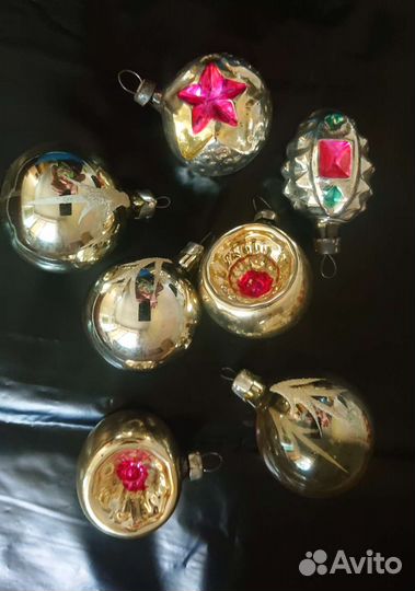 Шары елочные СССР