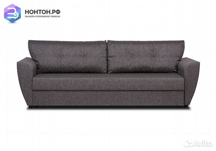 Диван еврокнижка Амстердам темно-серый