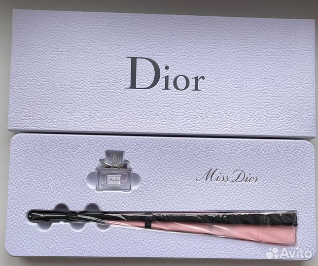 Dior веер + миниатюра miss dior blooming bouquet